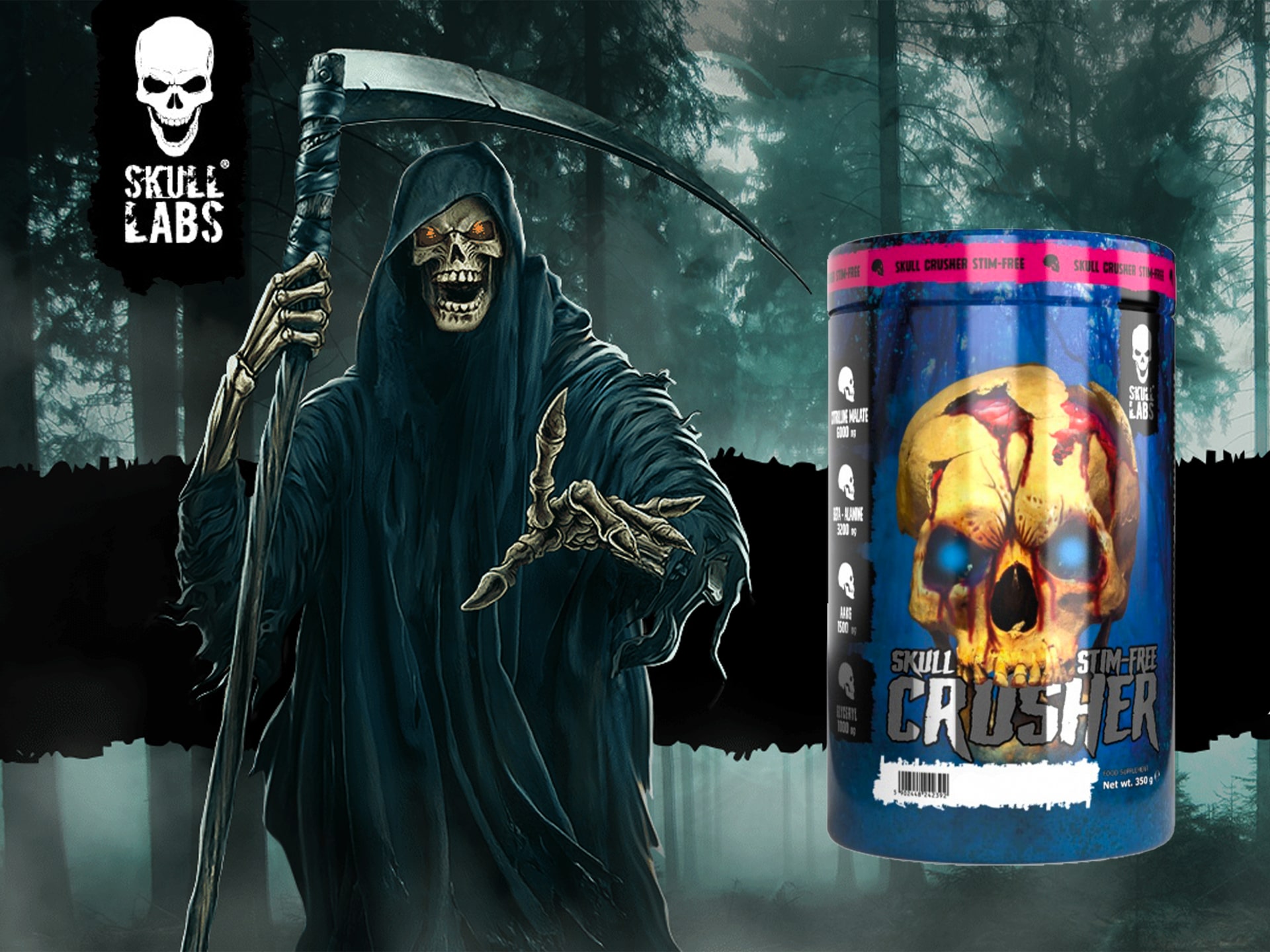 Skull Crusher StimFree - odżywka przedtreningowa bez kofeiny
