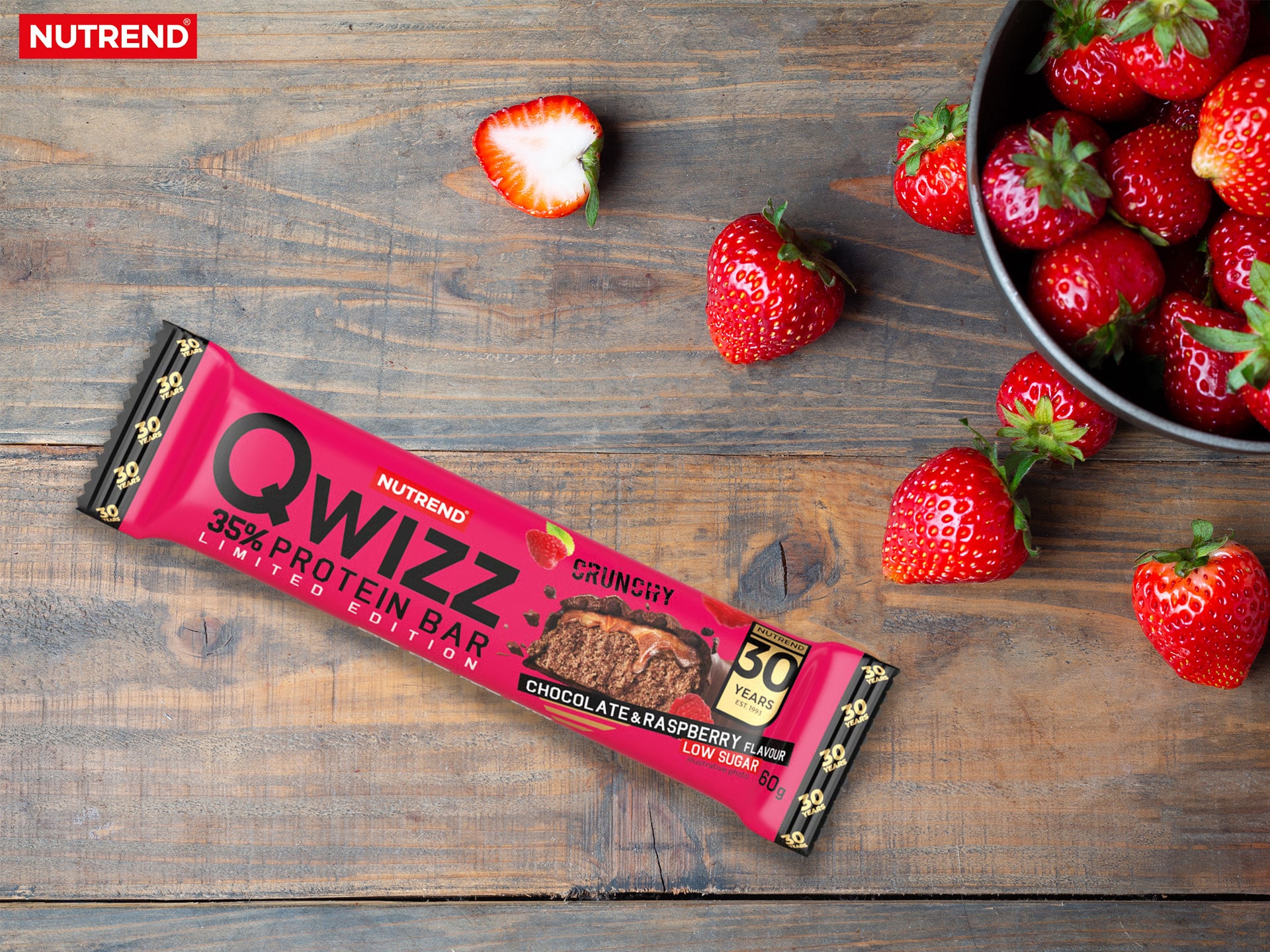 NUTREND Baton QWIZZ Protein Bar - 60g PROTEIN BAR