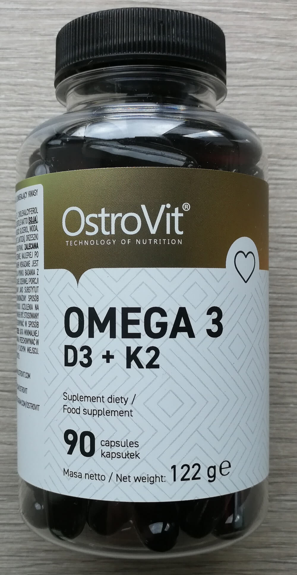 OSTROVIT Omega 3 D3 + K2 [ 90caps ] MusclePower.pl