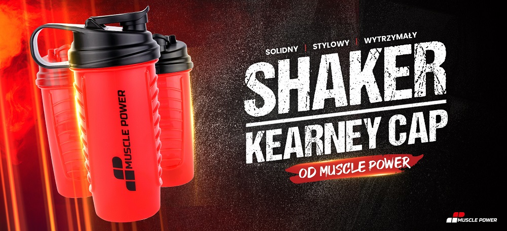 Shaker Czerwony Muscle Power