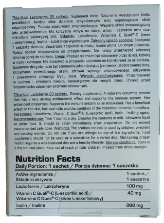Lactoferrin 7 Nutrition 60 saszetek