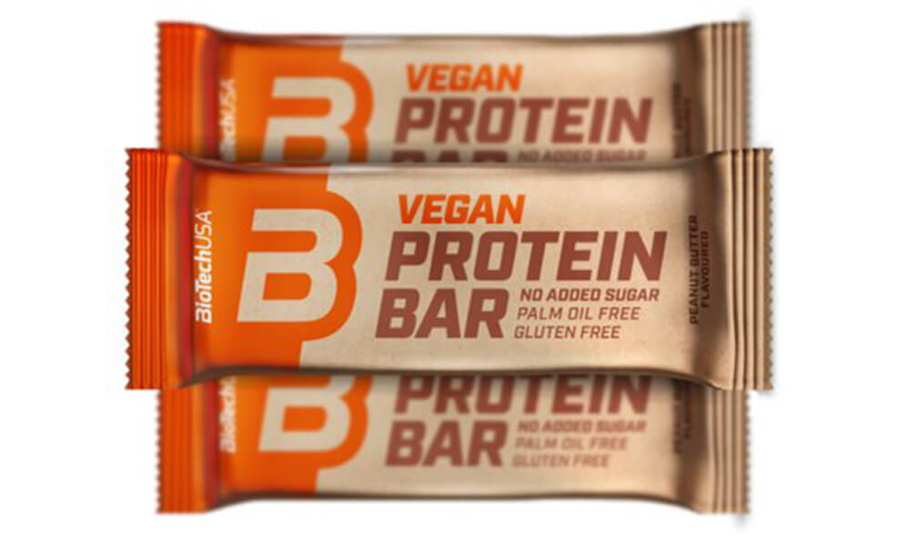 Vegan Protein Bar Peanut Butter BioTech