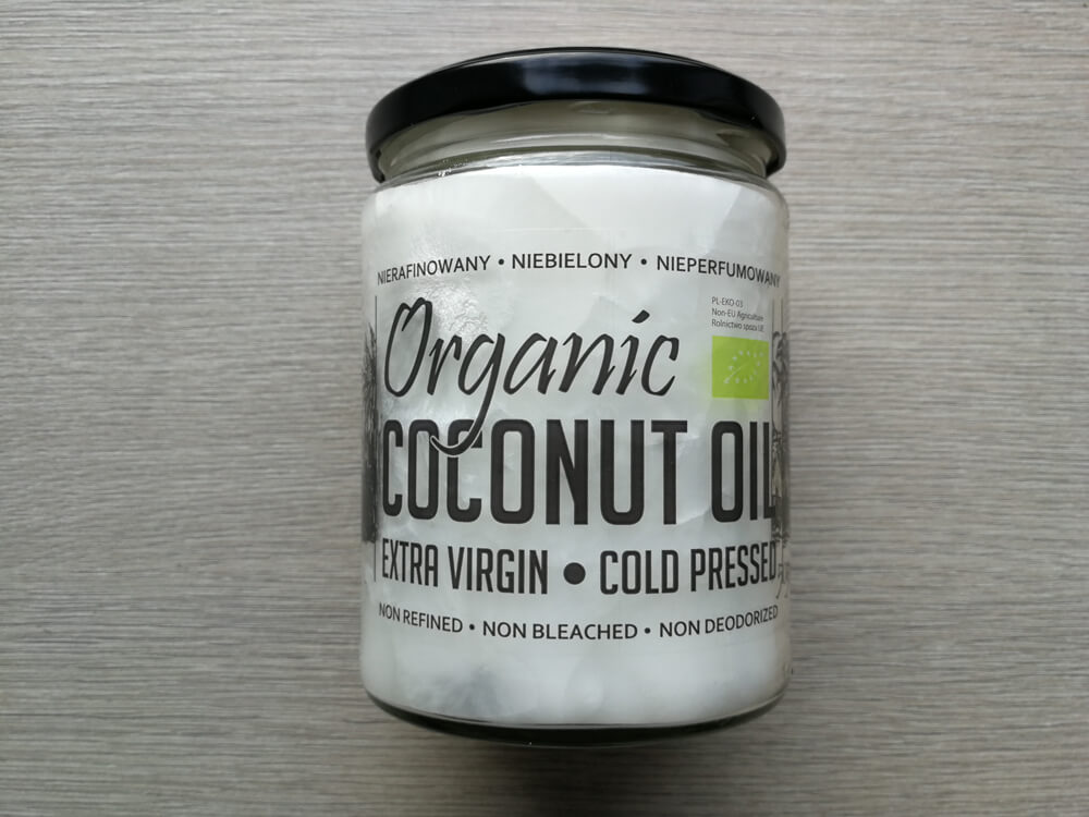 Diet Food Bio Olej Kokosowy Nierafinowany 500ml Produkt z przodu