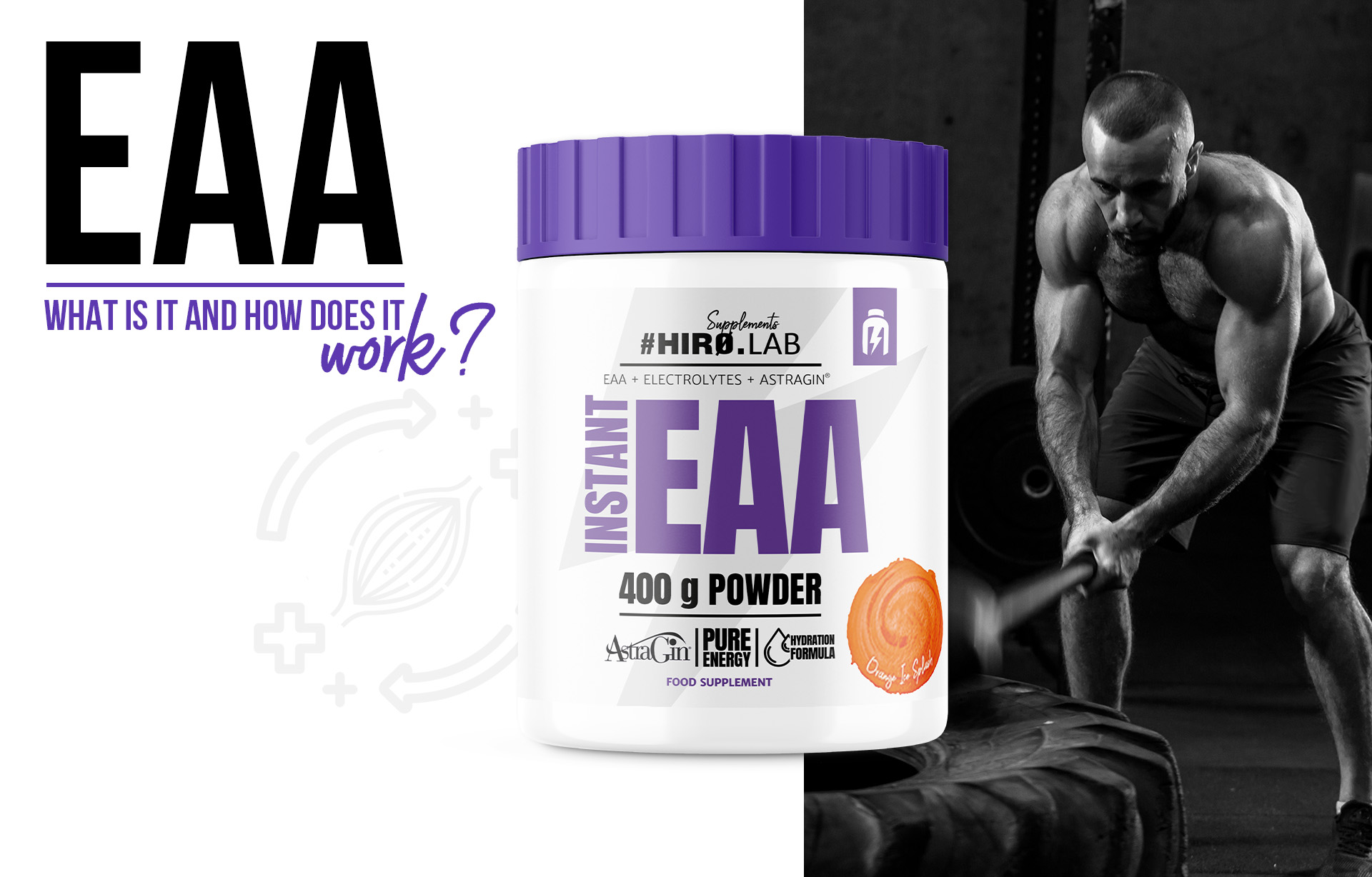 HIRO.LAB EAA 400g sport trening