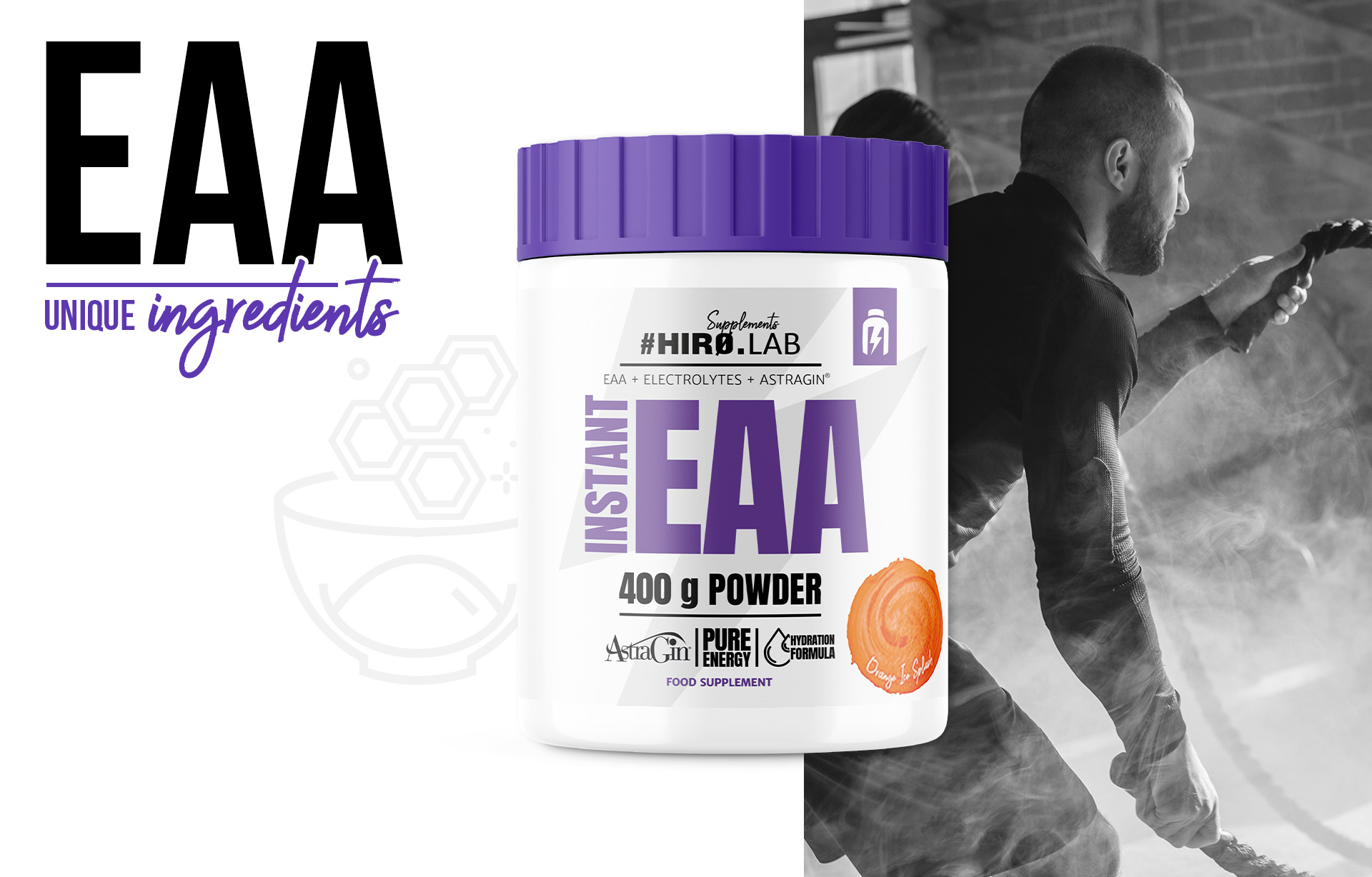 HIRO.LAB EAA 400g anabolizm mięśni
