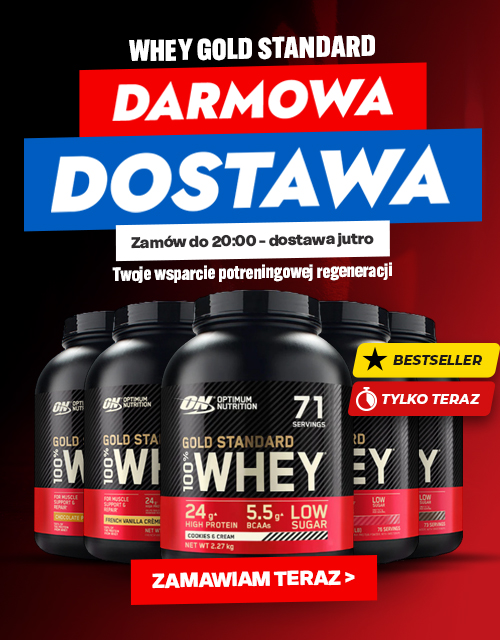 Whey gold standard 2 kg z darmową dostawą