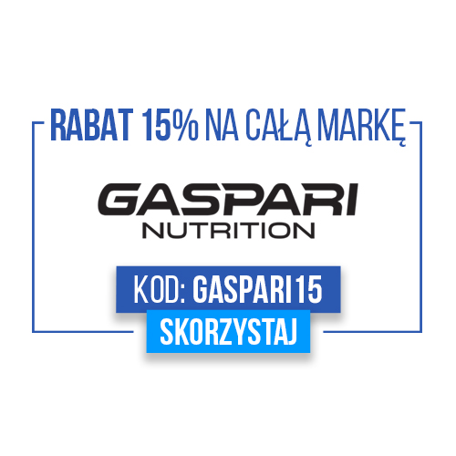 Rabat na całą ofertę Gaspari Nutrition! Sprawdź koniecznie!