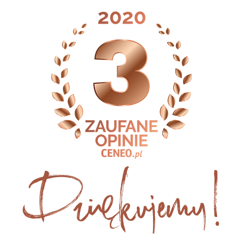 Trzecie miejsce - Ranking Zaufanych Sklepów 2020 Ceneo