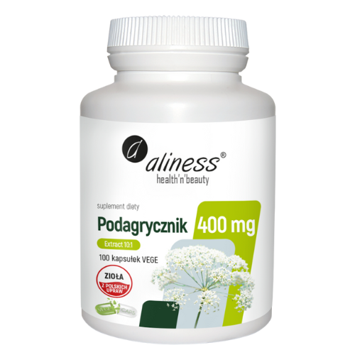 ALINESS - Podagrycznik Ekstrakt 10:1 400mg - 100vcaps.
