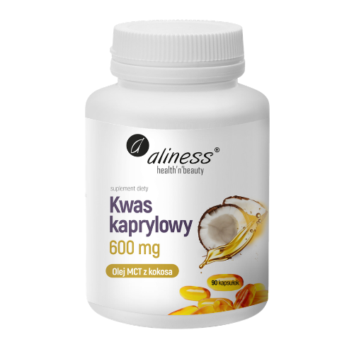 ALINESS - Kwas Kaprylowy 600mg (60% C8) - 90caps.