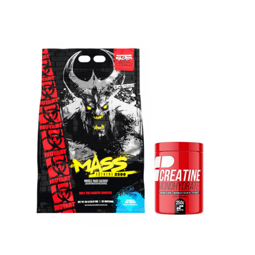 Zestaw MUTANT Mutant Mass XXXtreme - 9070g + MP Supps Creatine - 250g