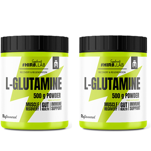 Hiro.Lab Glutamine - 2x 500g - Unflavored