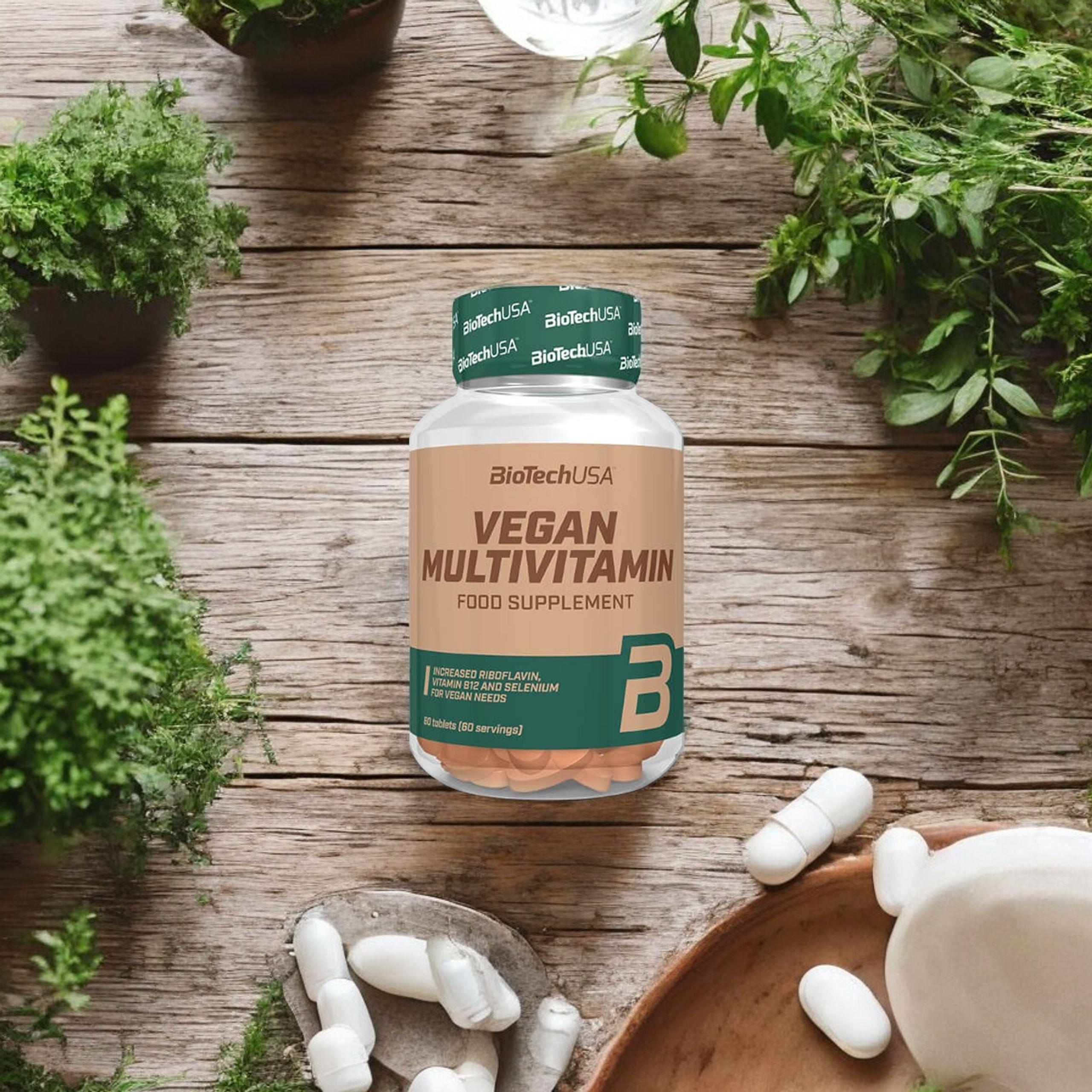 BioTech USA Vegan Multivitamin - 60tabs. - Multiwitamina dla wegan