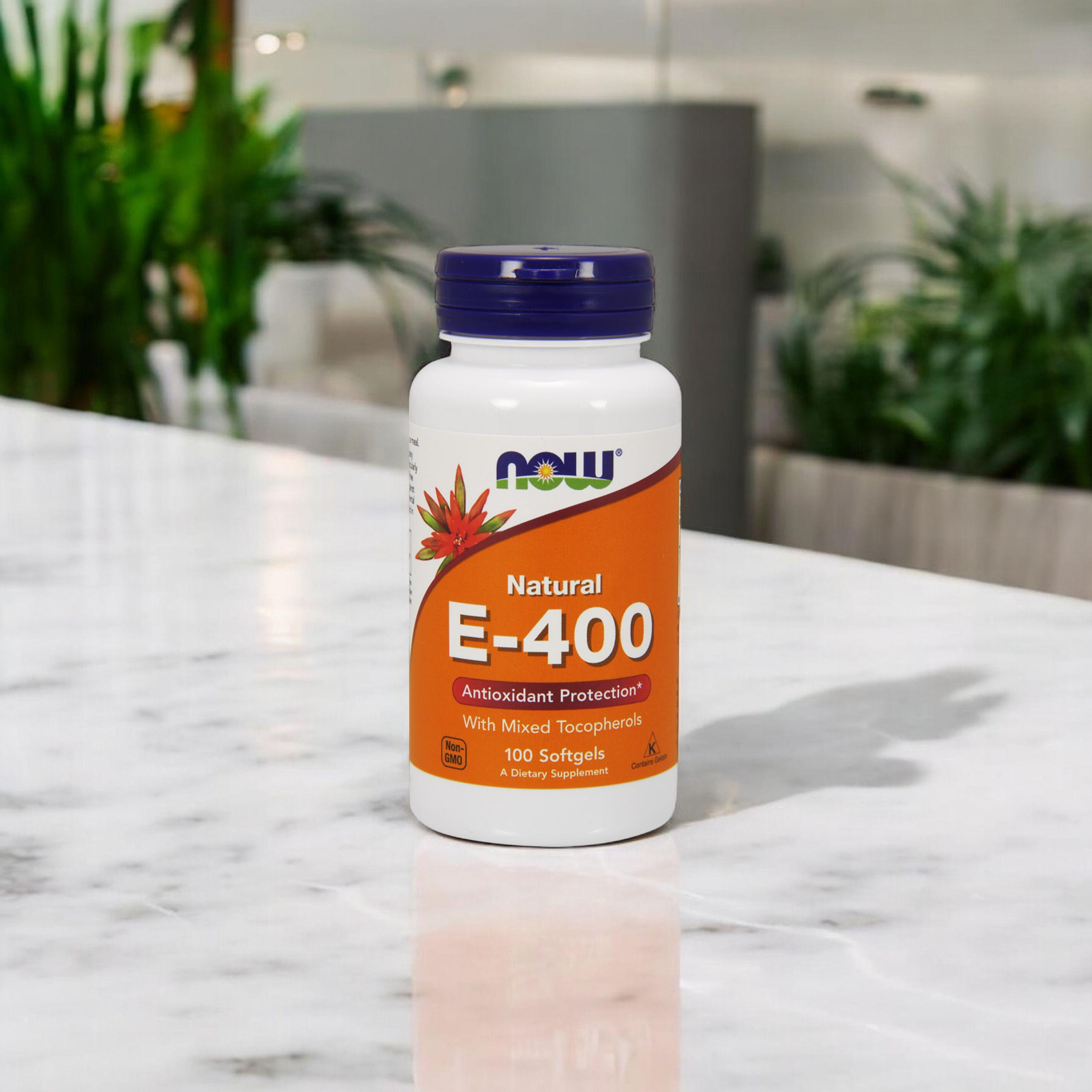 NOW Vitamin E-400 MT - 2x 100softgels
