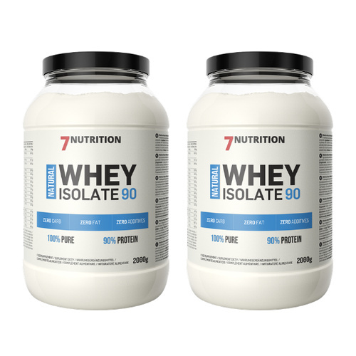 7 NUTRITION Whey Isolate 90 - 2x 2000g