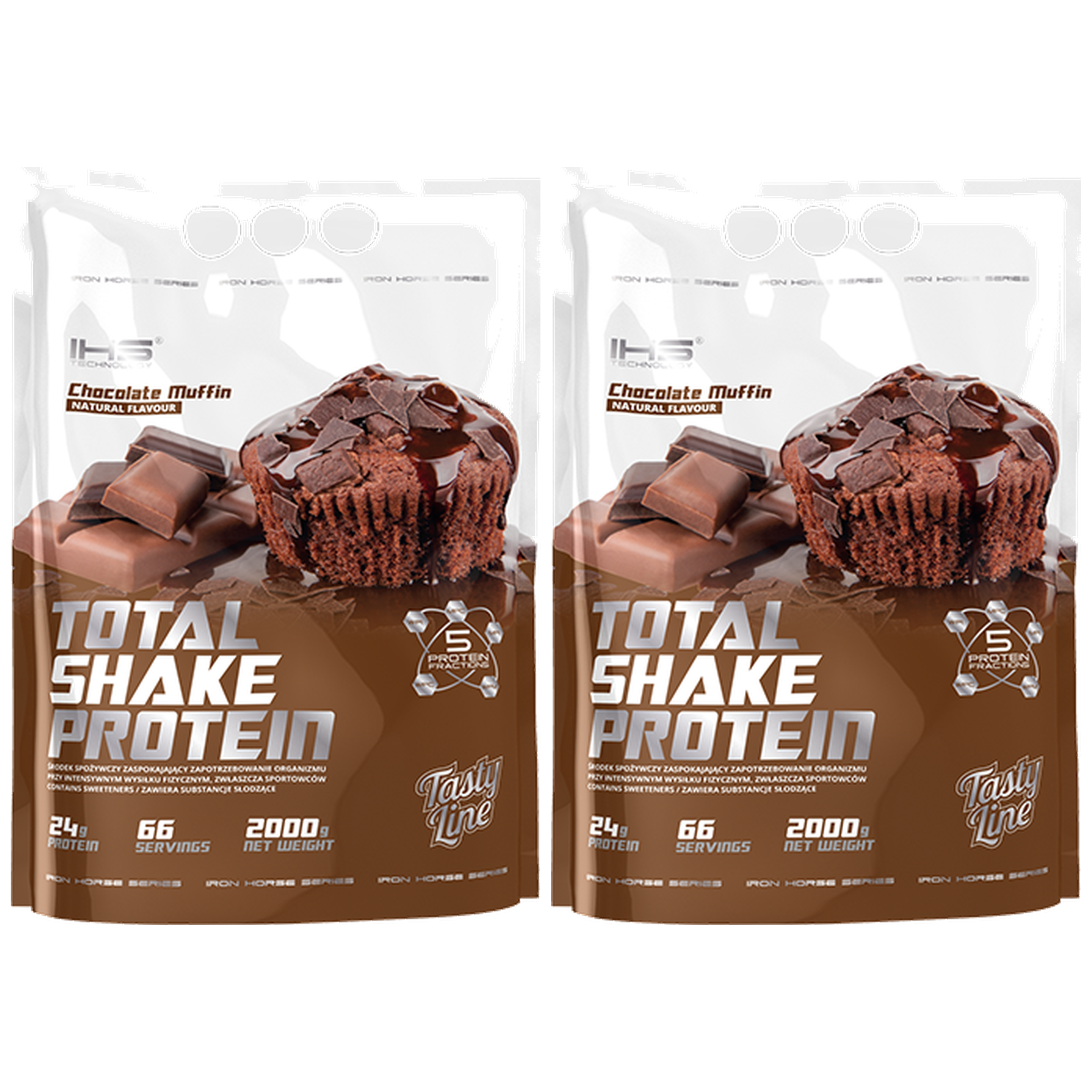 IRON HORSE Total Shake Protein 85 - 2x 2000g