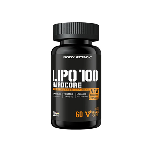 Body Attack Lipo 100 Hardcore 60 vcaps WYPRZEDAŻ