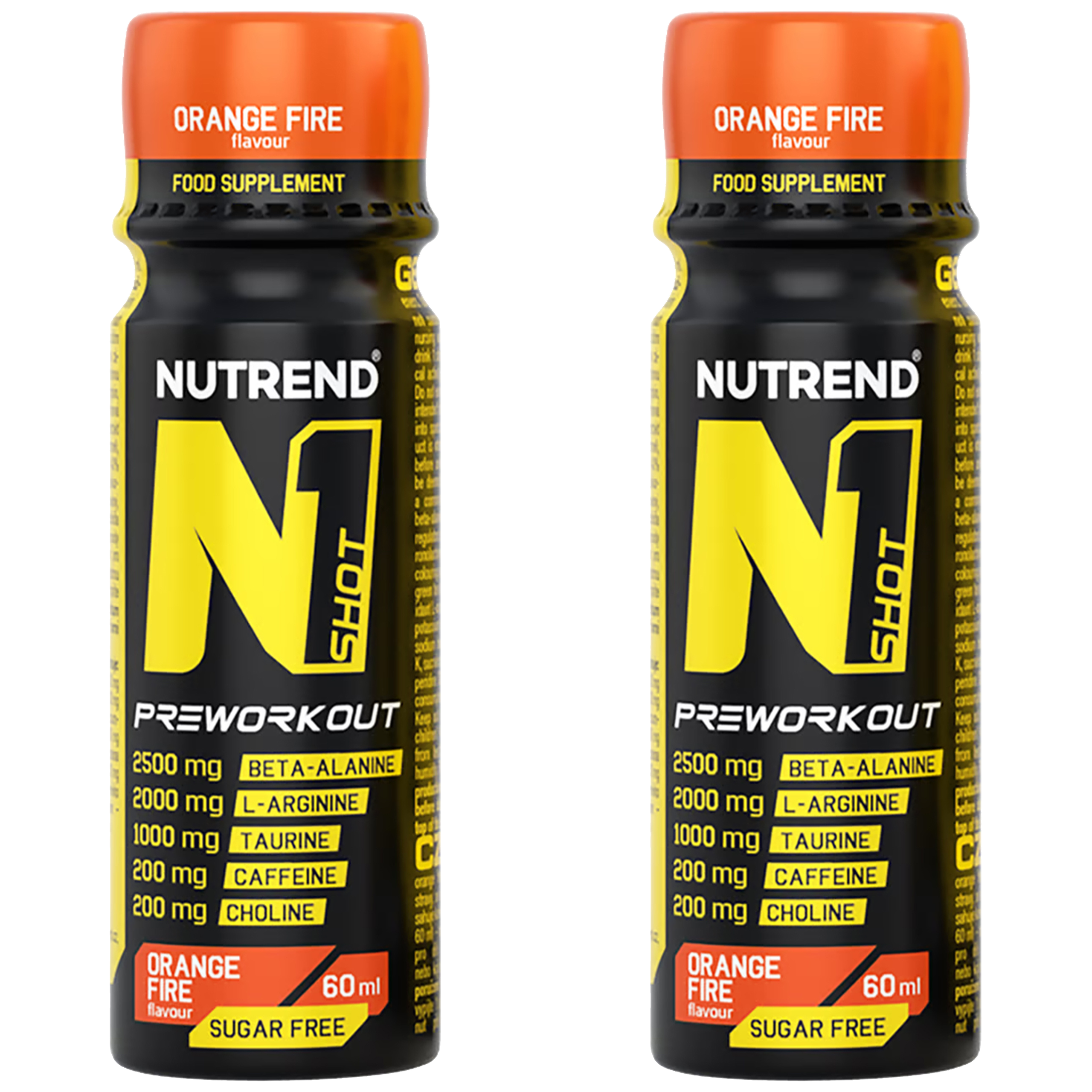 NUTREND N1 Shot PreWorkout - 2x 60ml
