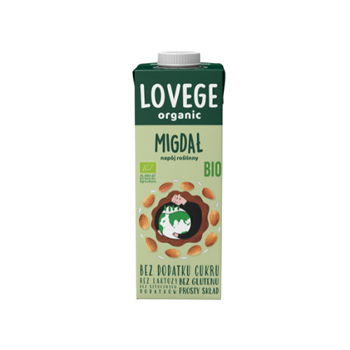 SANTE Napój Lovege Organic Migdałowy Bez Cukru - 1000ml