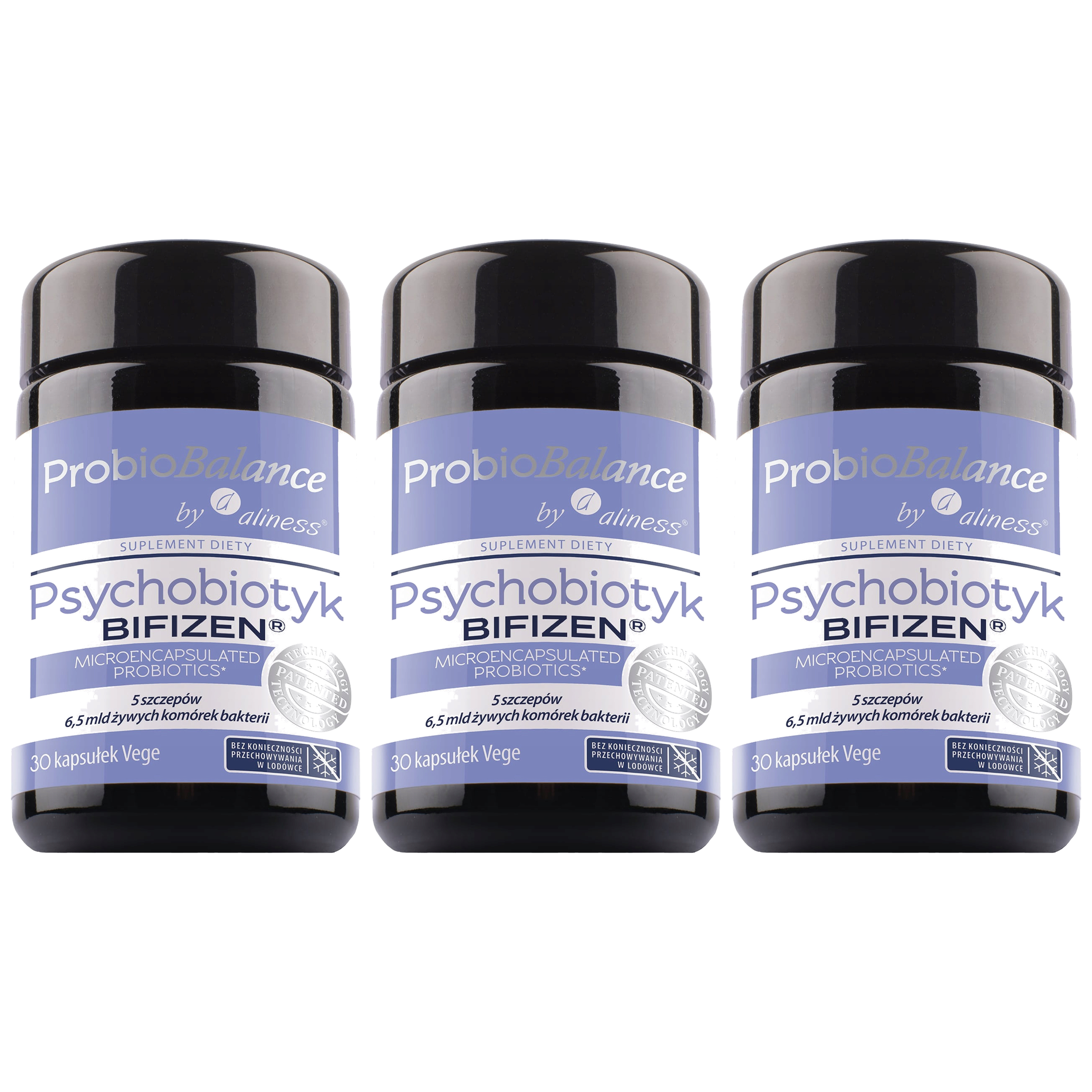 ALINESS ProbioBALANCE Psychobiotyk Bifizen - 3x 30vcaps.