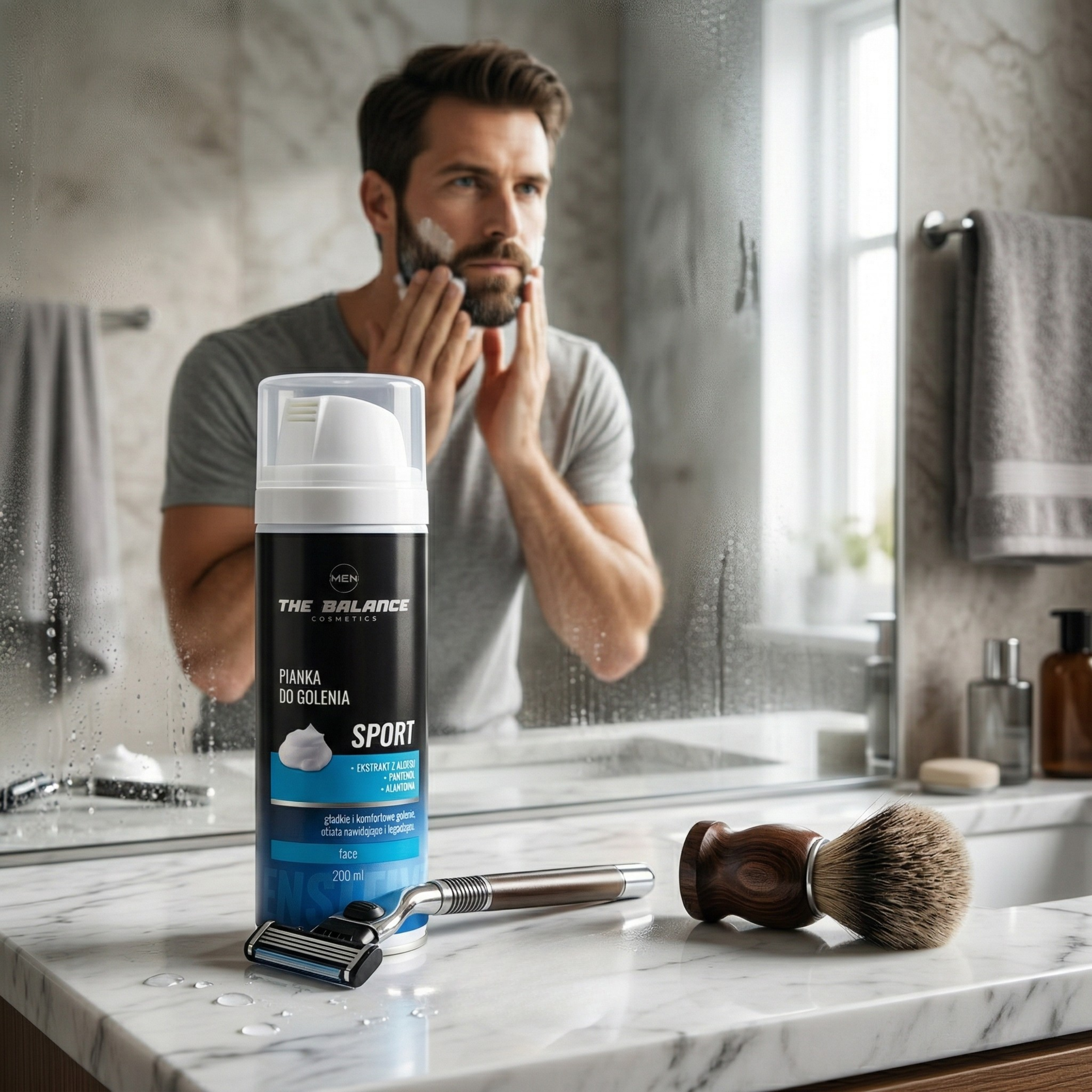 THE BALANCE COSMETICS - Pianka do golenia SPORT - 200ml