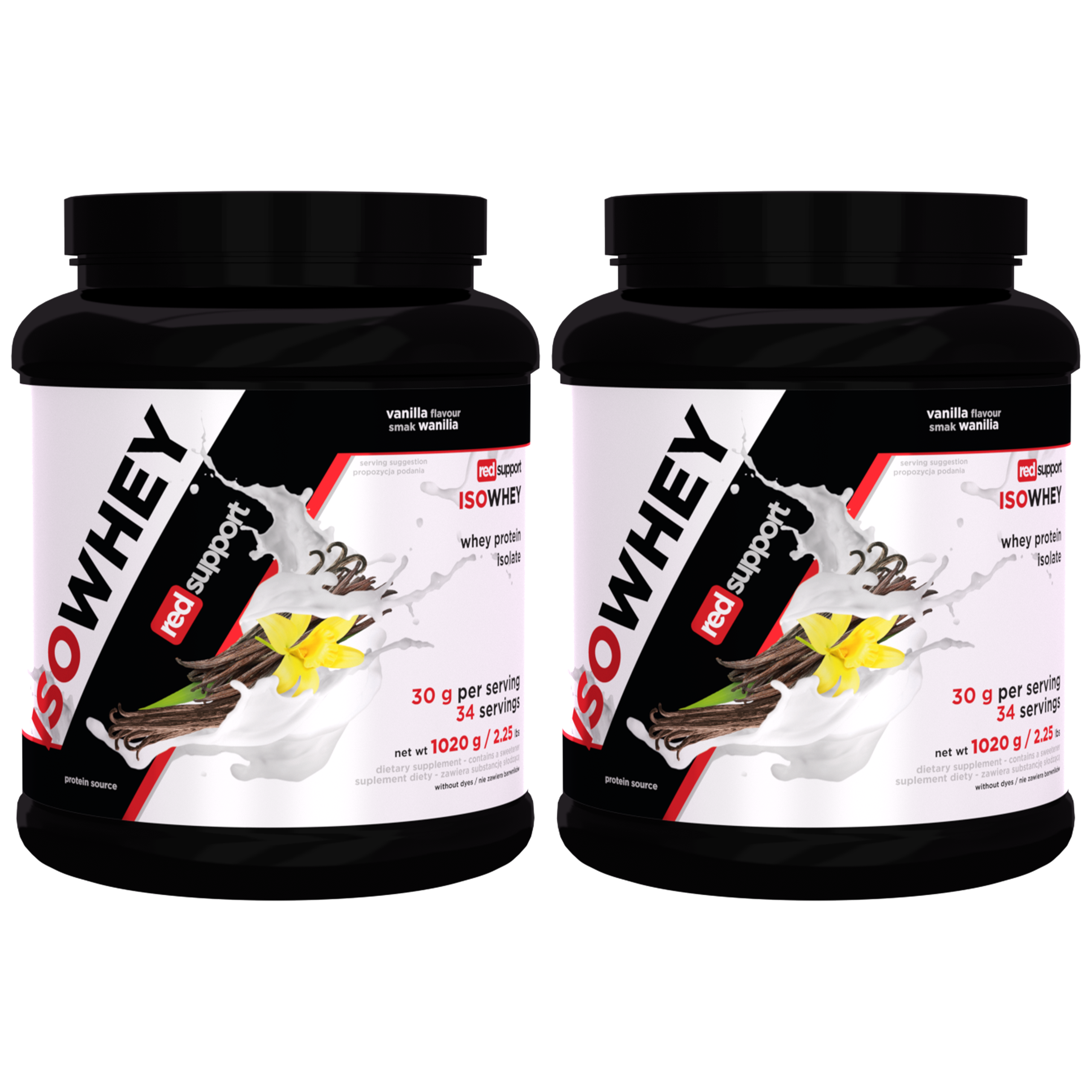 RED SUPPORT IsoWhey - 2x 1020g