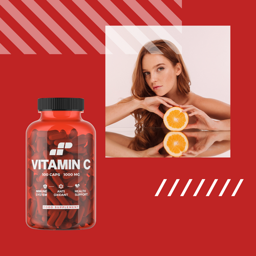 2x MP NUTRITION Vitamin C 1000mg - 100caps - Witamina C