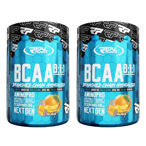 REAL PHARM BCAA 8:1:1 - 2x 400g