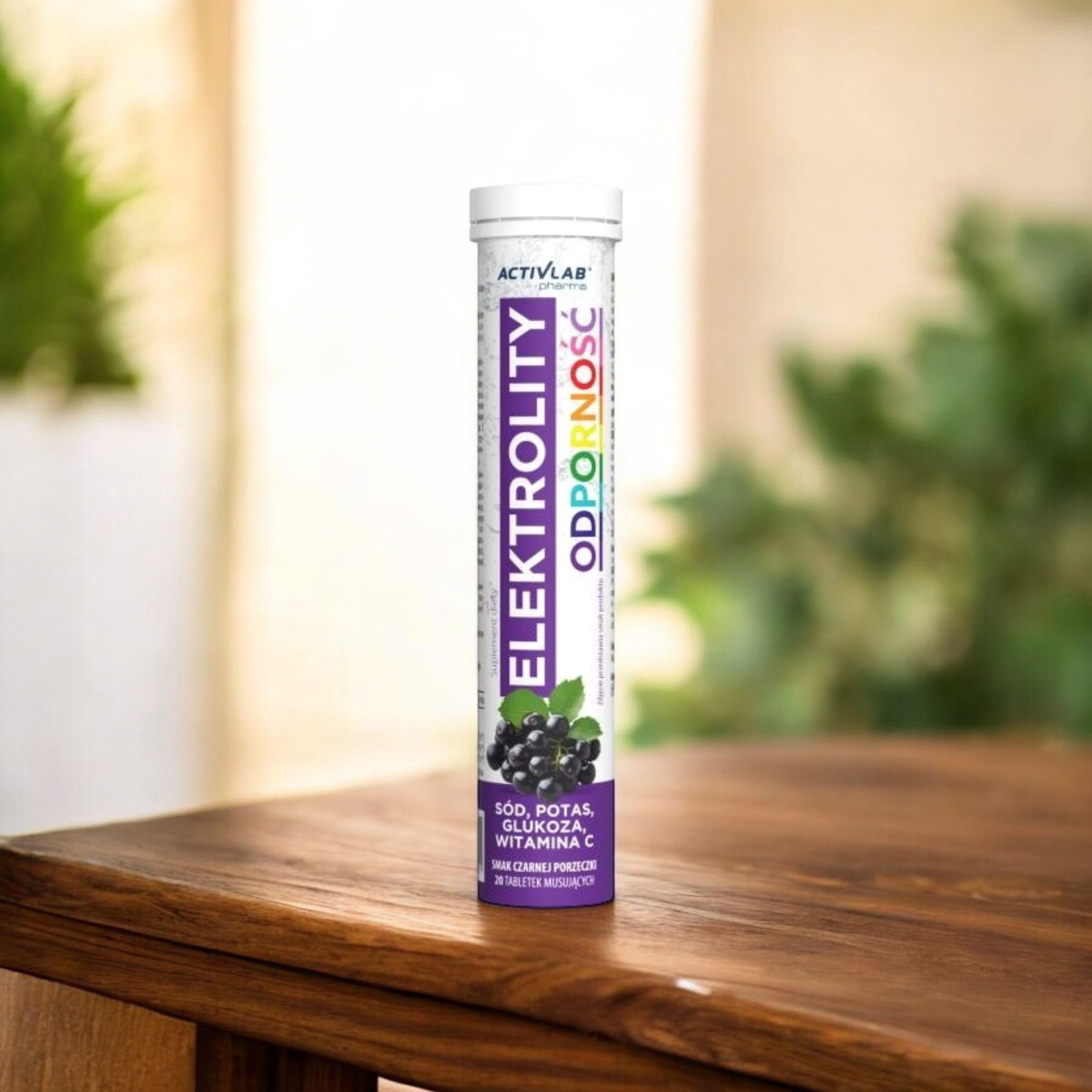 ACTIVLAB PHARMA - Elektrolity Odporność - 20tabs - Blackcurrant