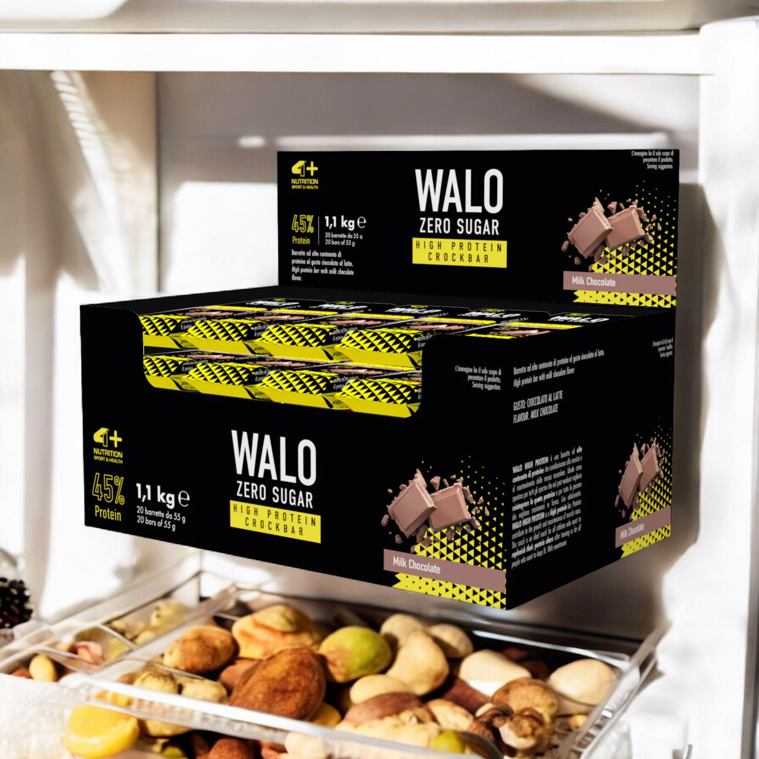 4+ NUTRITION - Walo ZeroSugar CrockBar HP 45% - 20x 3x 55g