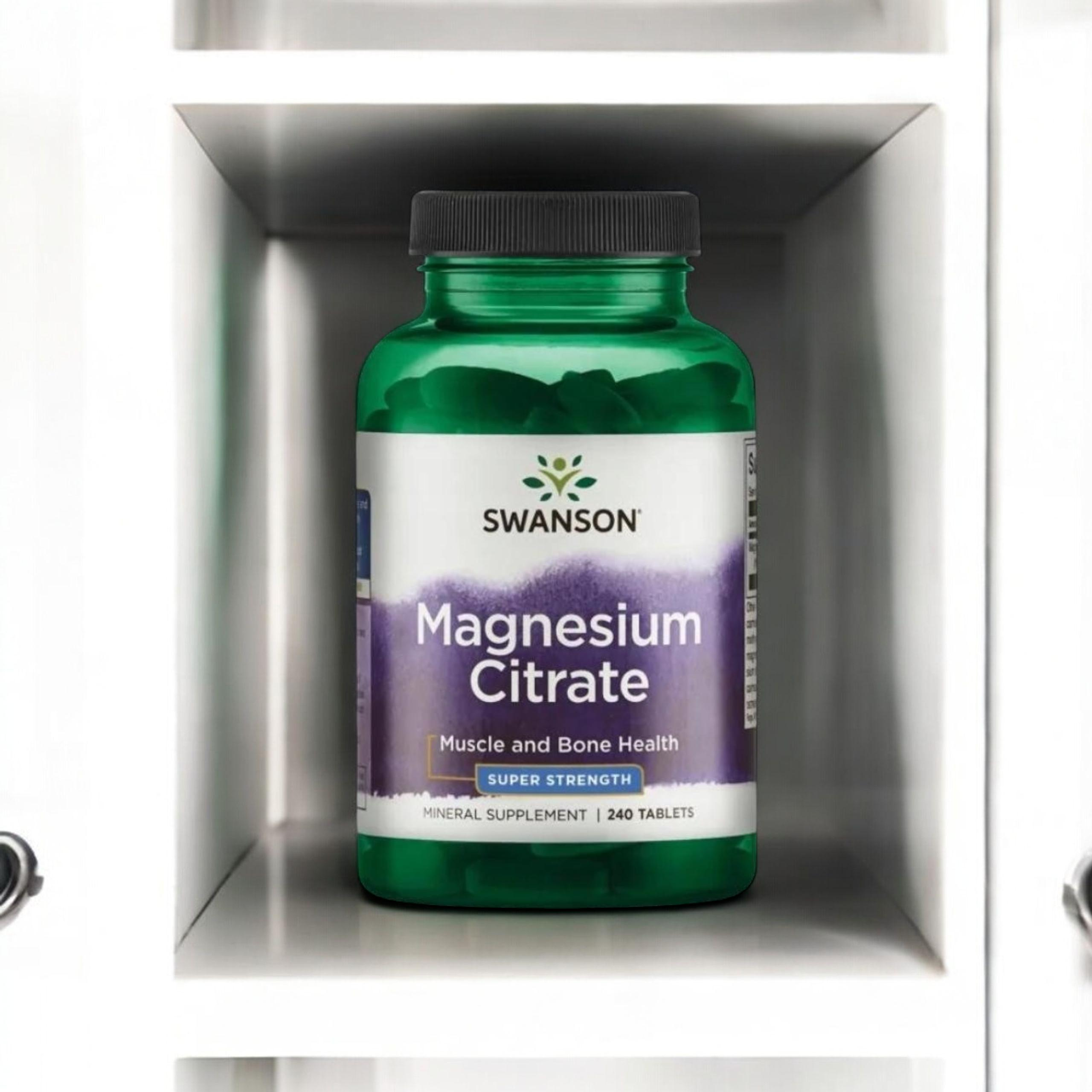 SWANSON - Cytrynian Magnezu - 3x 240tabs.