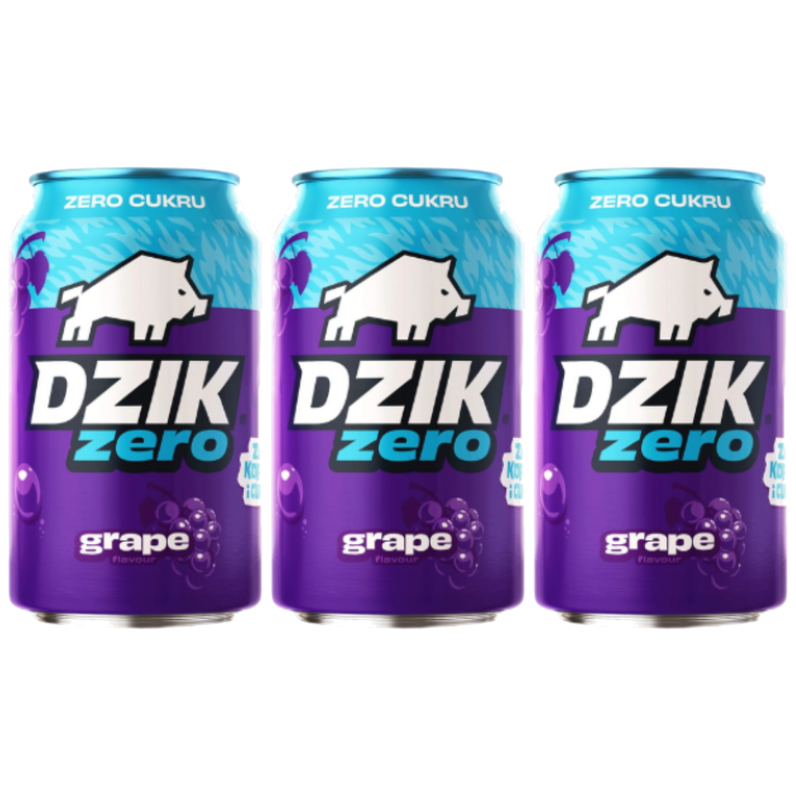 DZIK - Energy Zero - 3x 330ml