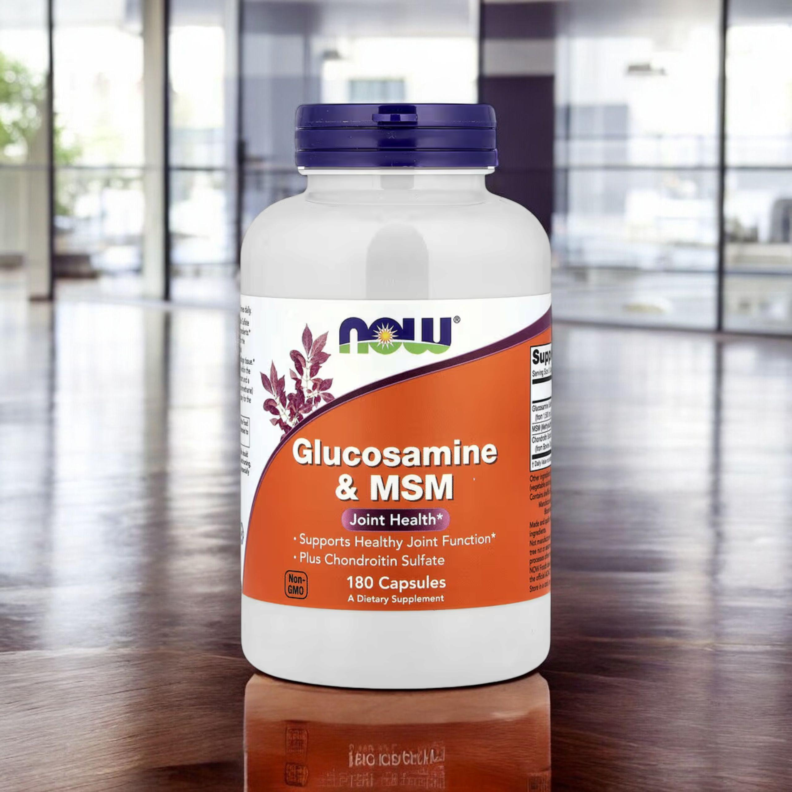 NOW Glucosamine & MSM - 2x 180caps