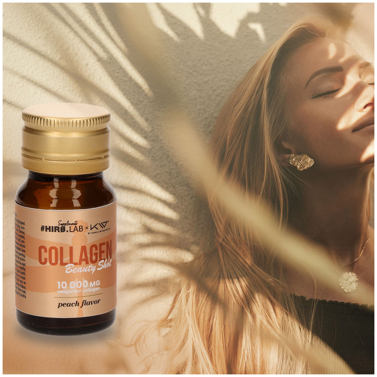 HIRO.LAB x Kamila Wybrańczyk Collagen Shot - 10x 2x 30ml - Peach NIE ODKRYWAĆ