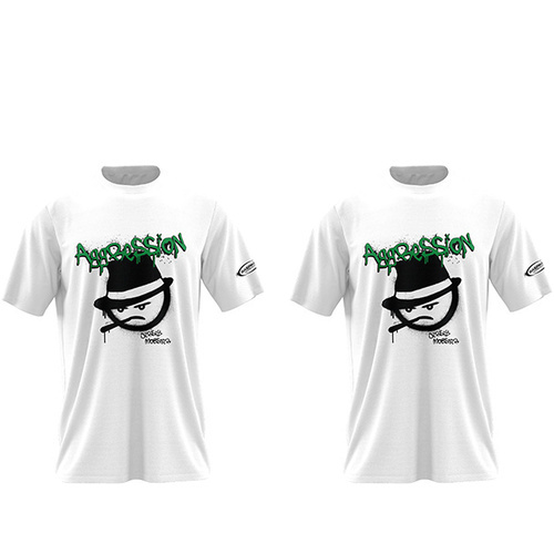 GASPARI NUTRITION T-Shirt Aggression - White - 2x Koszulka