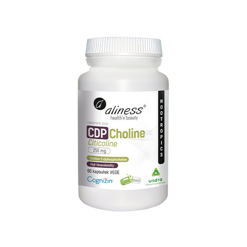 Aliness CDP Choline 250mg - 2x 60vcaps.