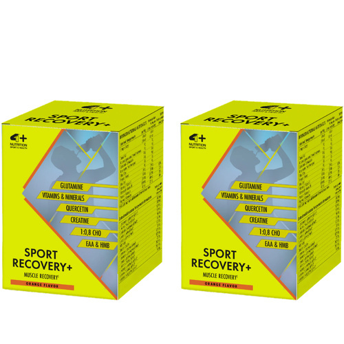 4+ NUTRITION - Sport Recovery+ - 2x 600g - Orange
