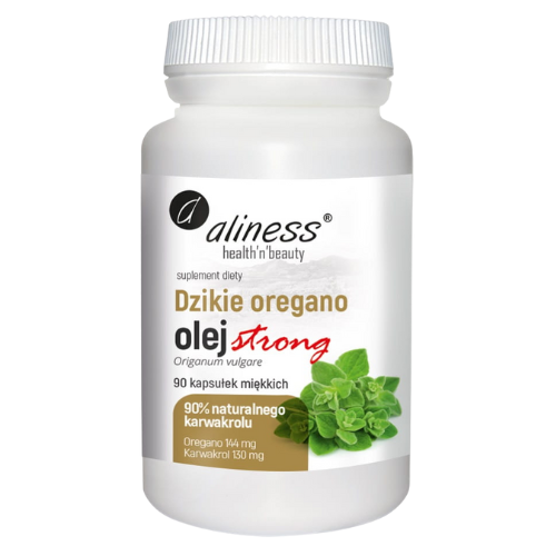 ALINESS - Oregano Olej Strong 100% Natural - 3x 90vcaps.