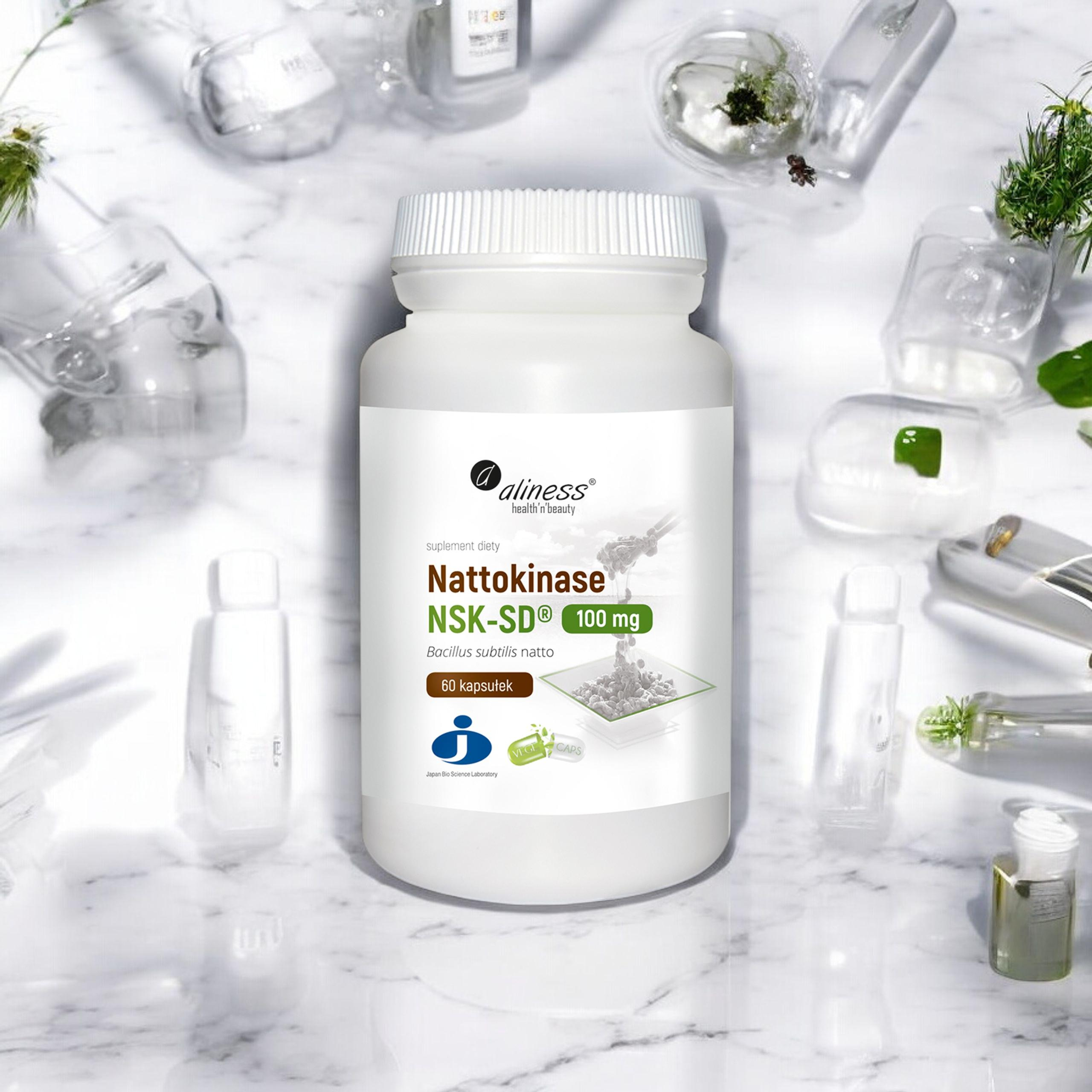 ALINESS Nattokinase NSK-SD 100mg - 2x 60caps.