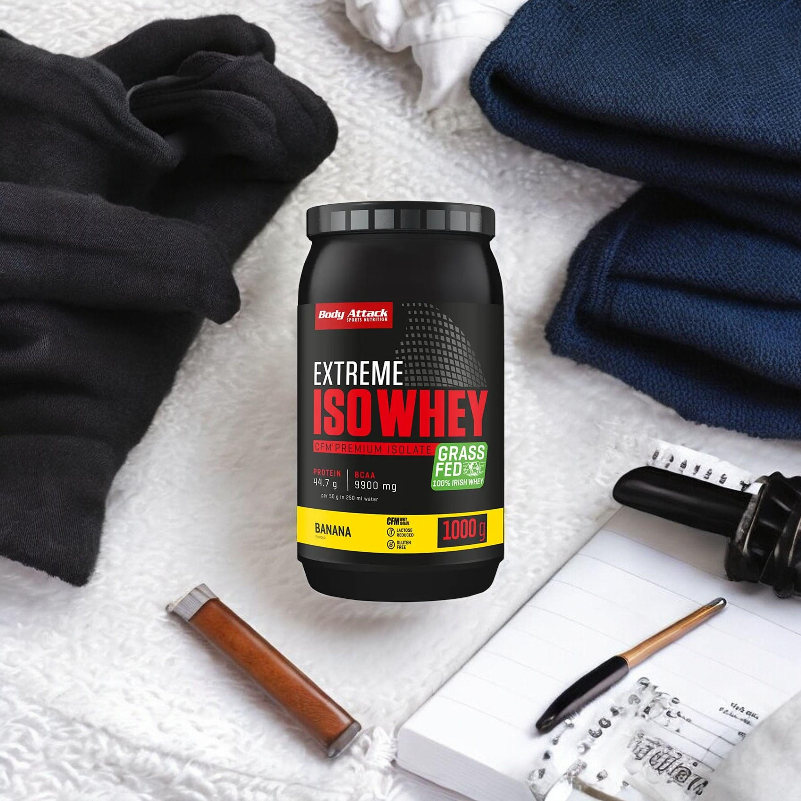 BODY ATTACK Extreme Iso Whey - 3x 1000g