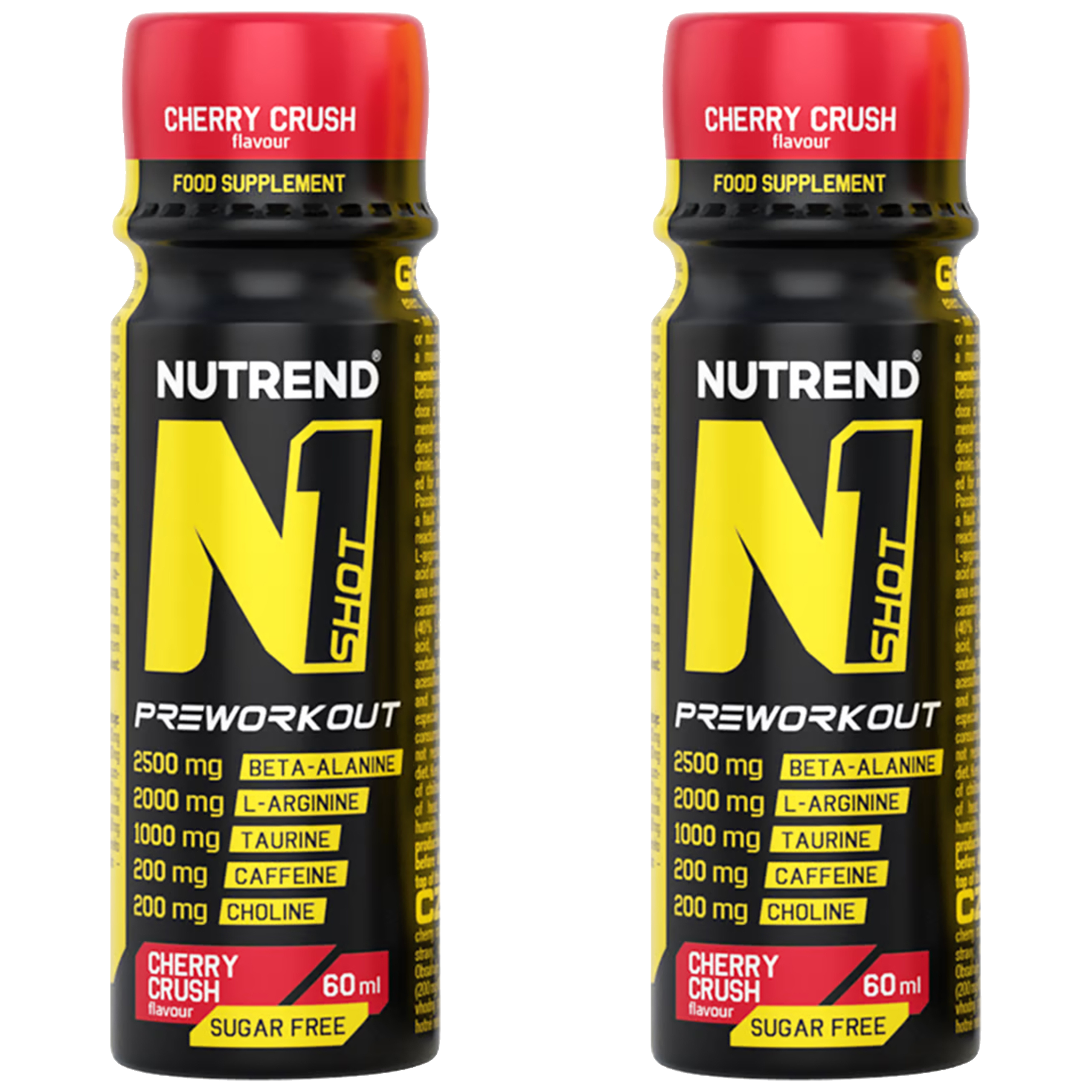 NUTREND N1 Shot PreWorkout - 2x 60ml