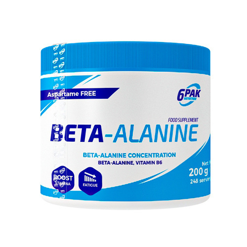 6PAK Nutrition Beta Alanina - 3x 200g