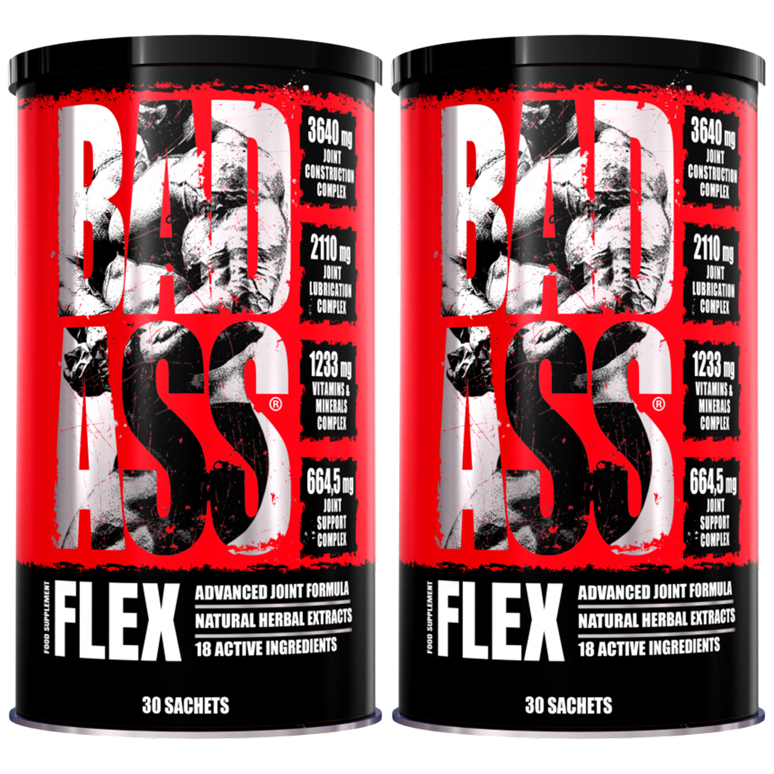 BAD ASS Bad Ass Flex - 2x 30 sachets