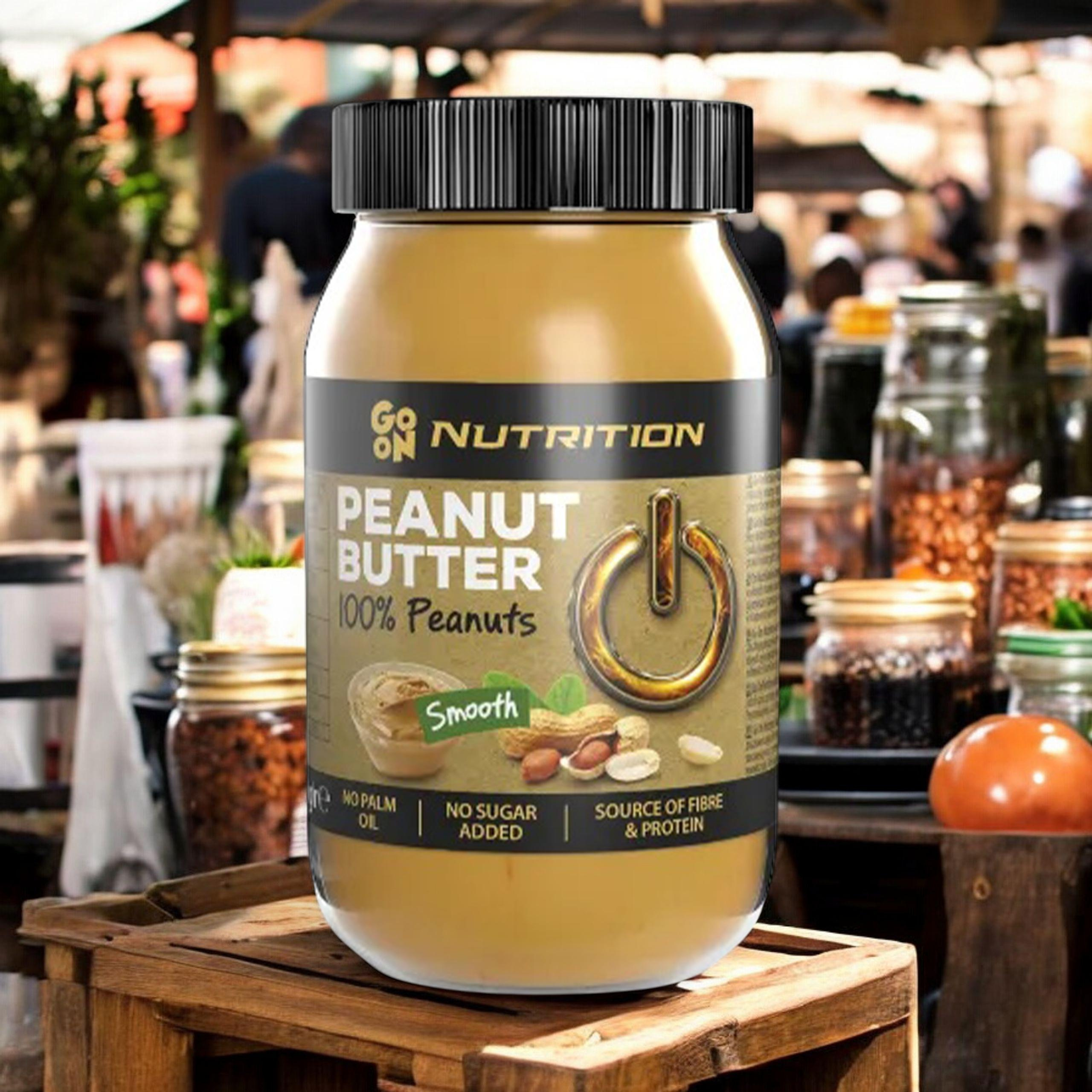 GO ON NUTRITION Peanut Cream 100% Peanuts - 3x 900g - Krem orzechowy