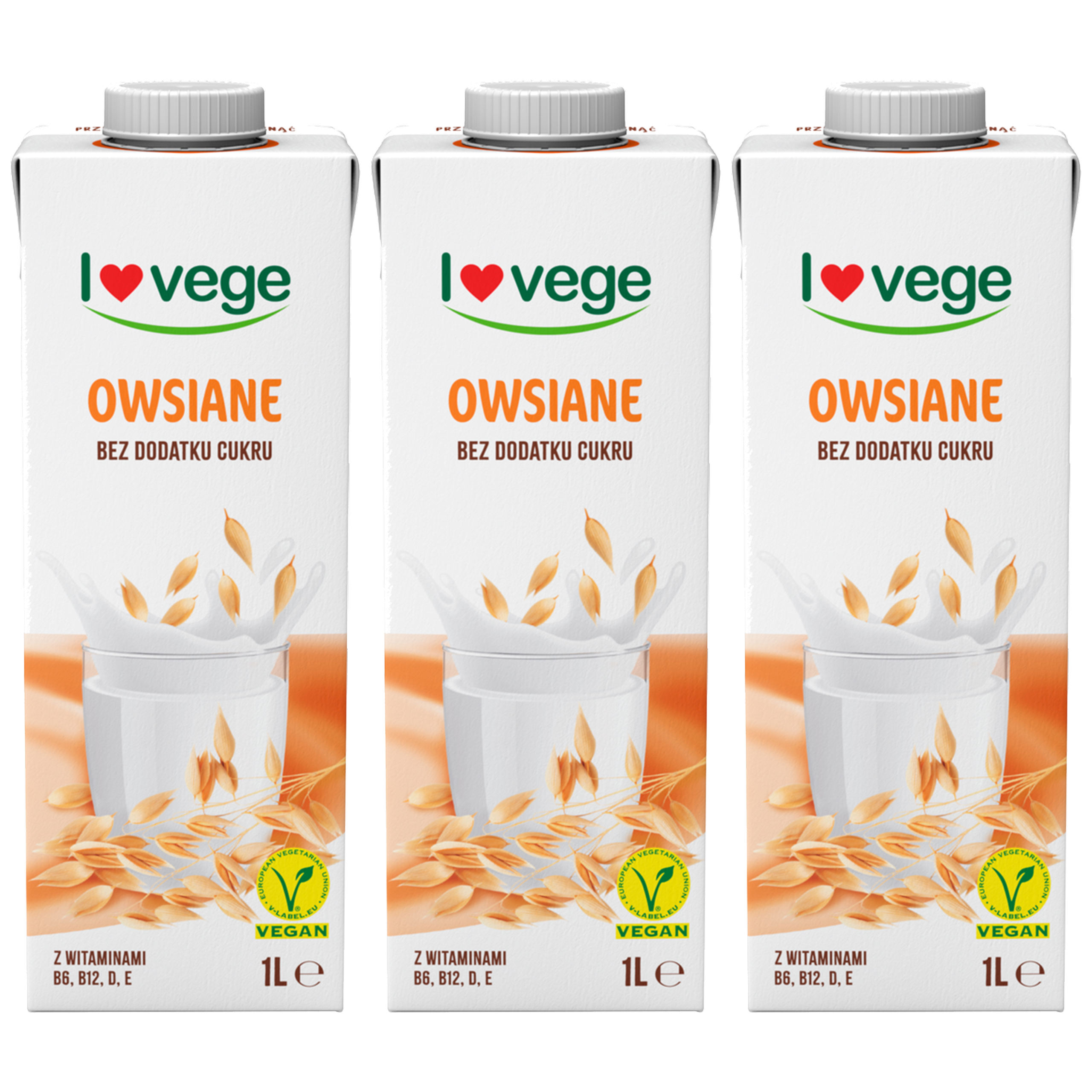 SANTE Napój Lovege Owsiany Bez Cukru - 3x 1000ml