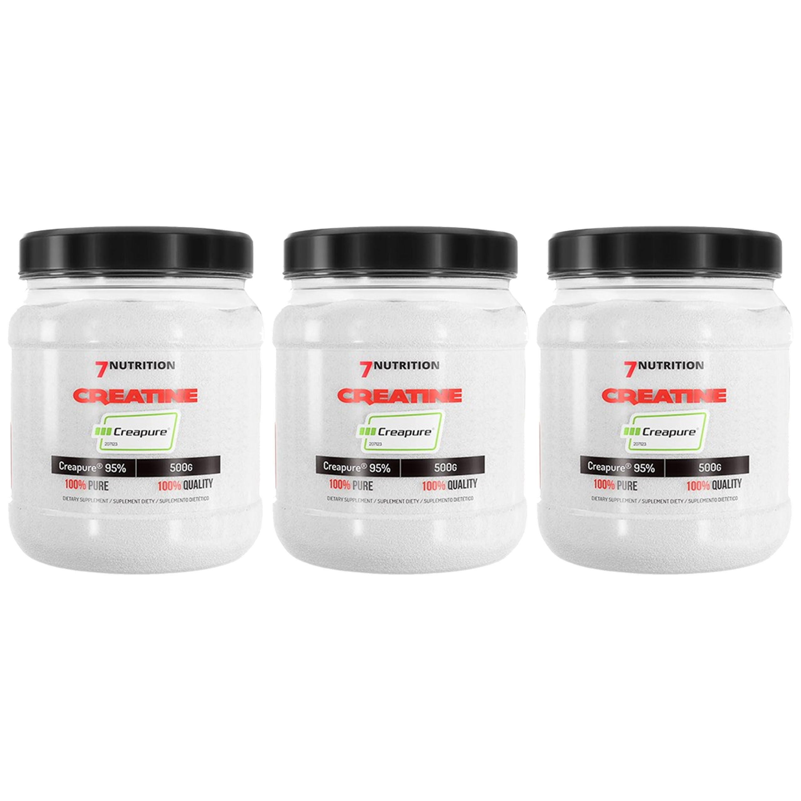 7 NUTRITION Creapure - 3x 500g