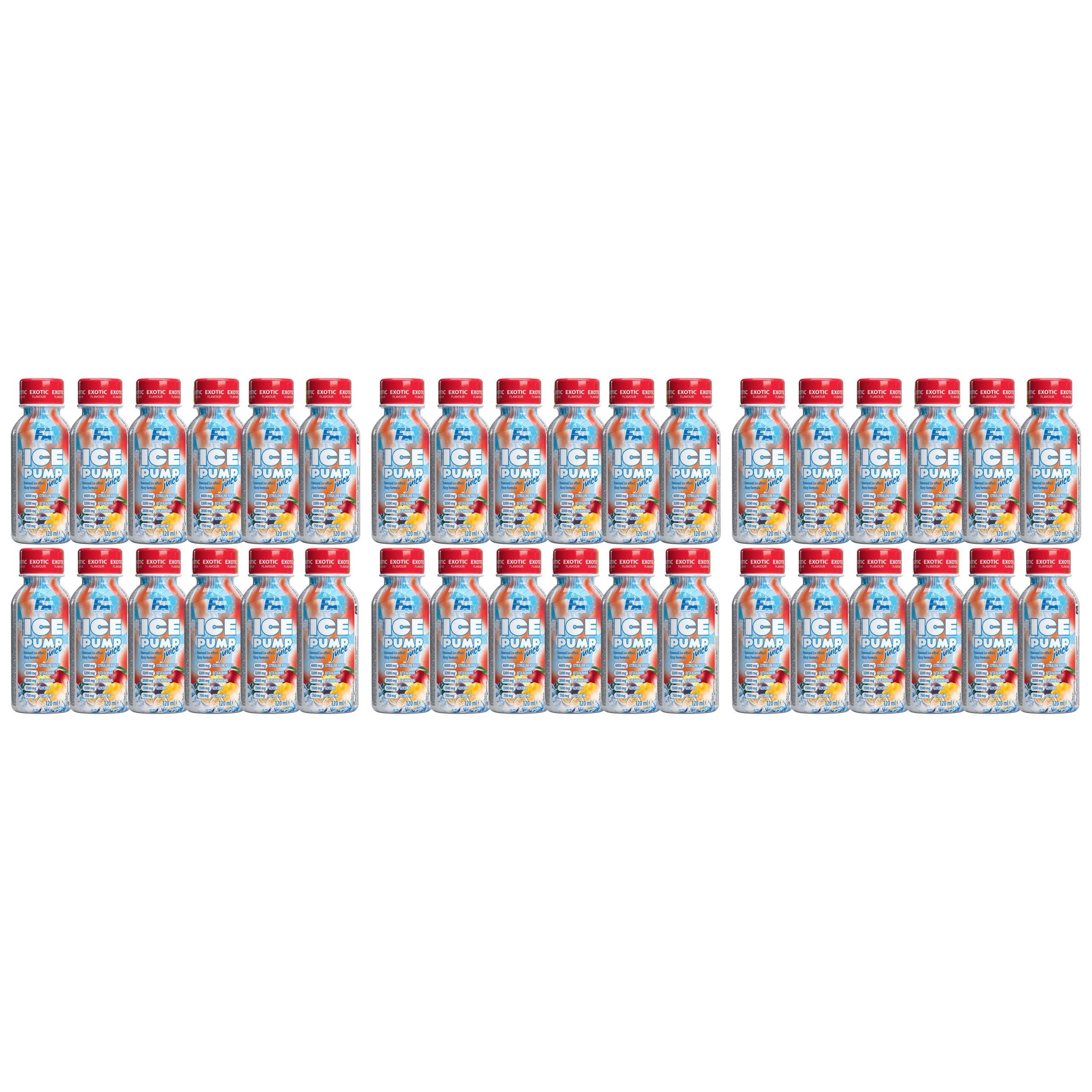 FITNESS AUTHORITY - Ice Pump Juice - 12x 3x 120ml