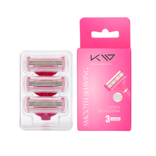 KAMILA WYBRAŃCZYK - Wkłady do maszynki Smooth Shaving Women - 3szt.