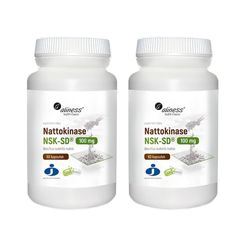 ALINESS Nattokinase NSK-SD 100mg - 2x 60caps.