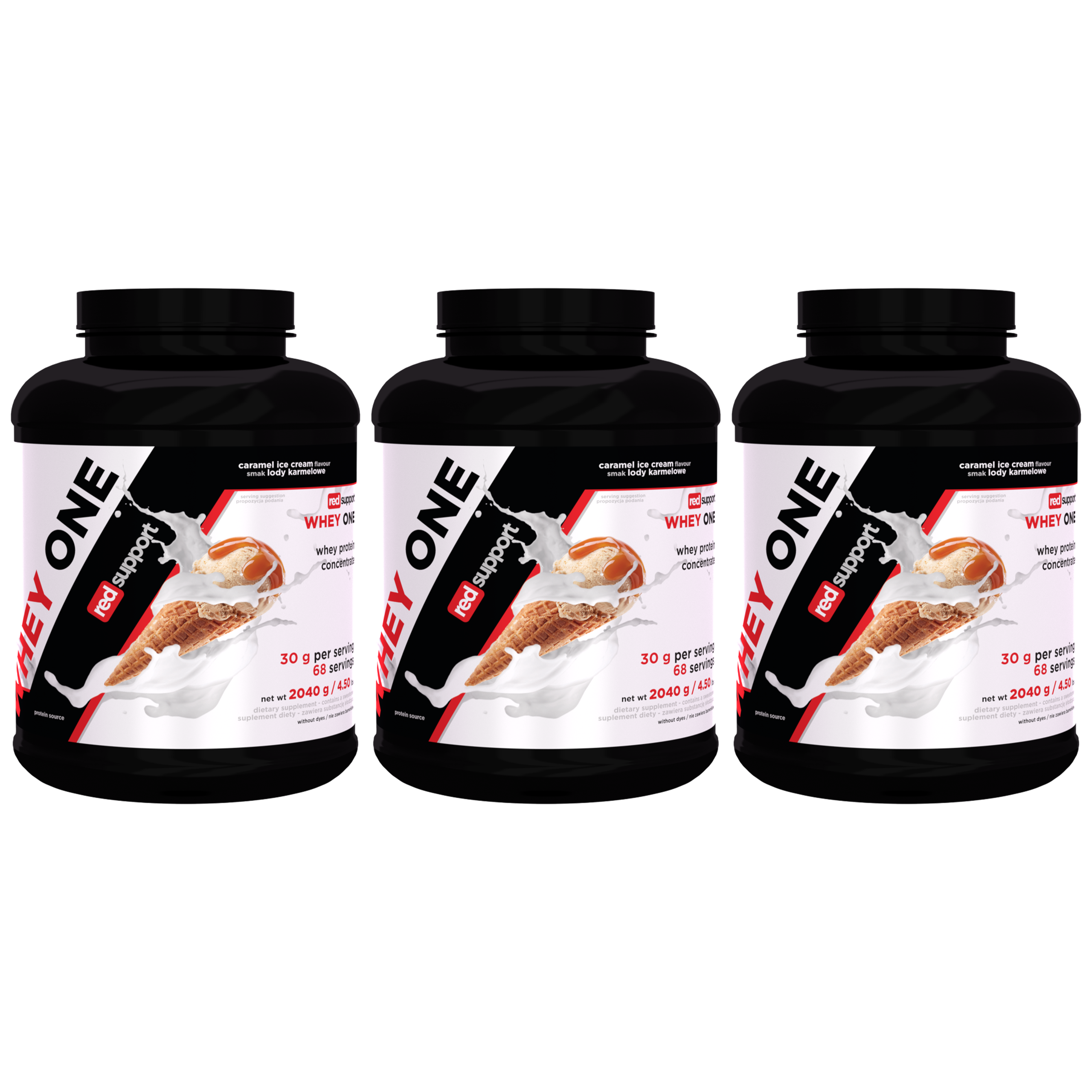 RED SUPPORT Whey One - 3x 2040g